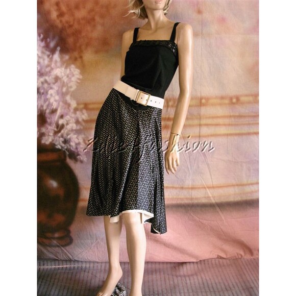 $1970 YVES SAINT LAURENT YSL Black Ribbon Sequin Stretchy Sweater Top M - Picture 4 of 7